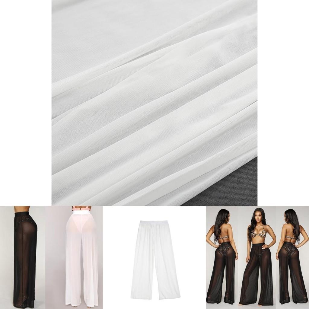 Женские сексуальные бохо сетчатые прозрачные брюки-накидка для пляжных вечеринок у бассейна