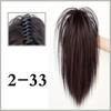 MISS WIG Synthetic Black Straight Half Ponytail Extension Claw Clip Hairpiece For Ponytail Hair Heat Resistant Women Party Hair Accessories