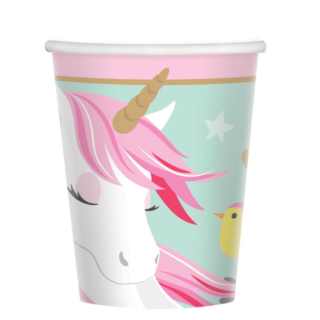 Amscan Magical Unicorn Paper Party Cup (Pack of 8)