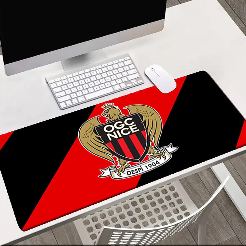 Ogc Nice Герб Коврик для мыши Настольный коврик для офиса, Игровой коврик для мыши, Клавиатурный коврик, Прочная нескользящая резиновая основа, Подарок