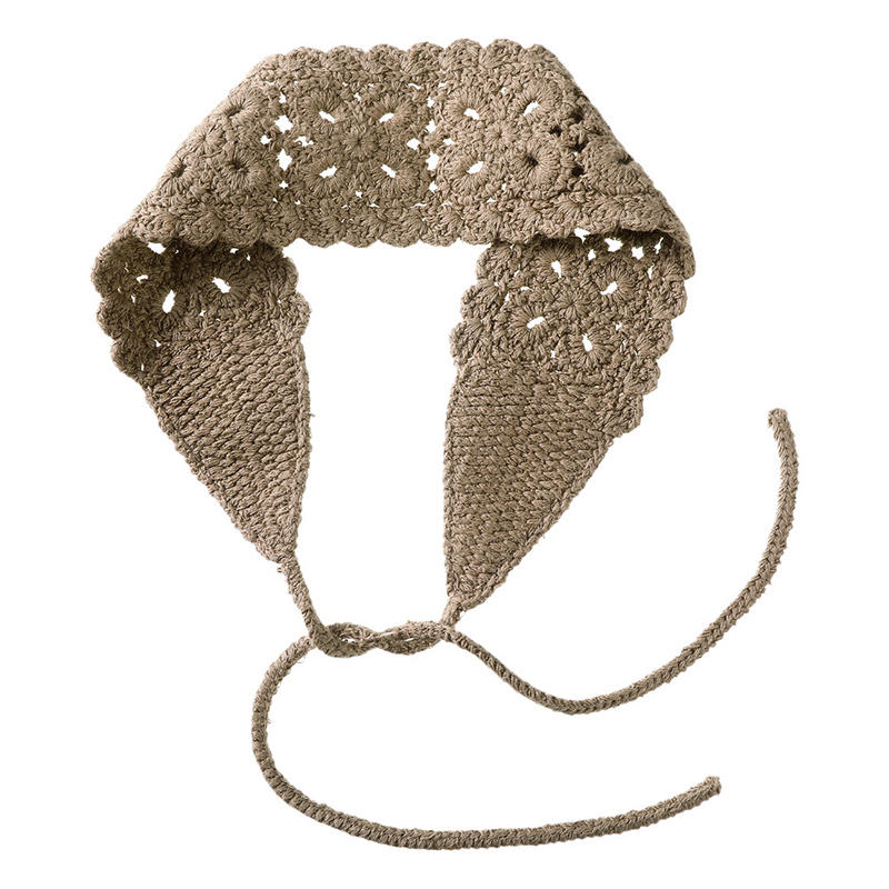 Бохо женская цветочная вязаная повязка на голову красочная тканая алая повязка на голову винтажные аксессуары для волос