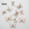 Wedding Holiday Butterfly Decor 1 Set Glitter Christmas Ornament, Double Layer Sequins Artificial for Hanging Tree, Festive Home Decoration