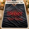 Фланелевое одеялоSlipknot Имя Текст Персонализированное Мягкое Теплое Плед Декор Дома Подарок