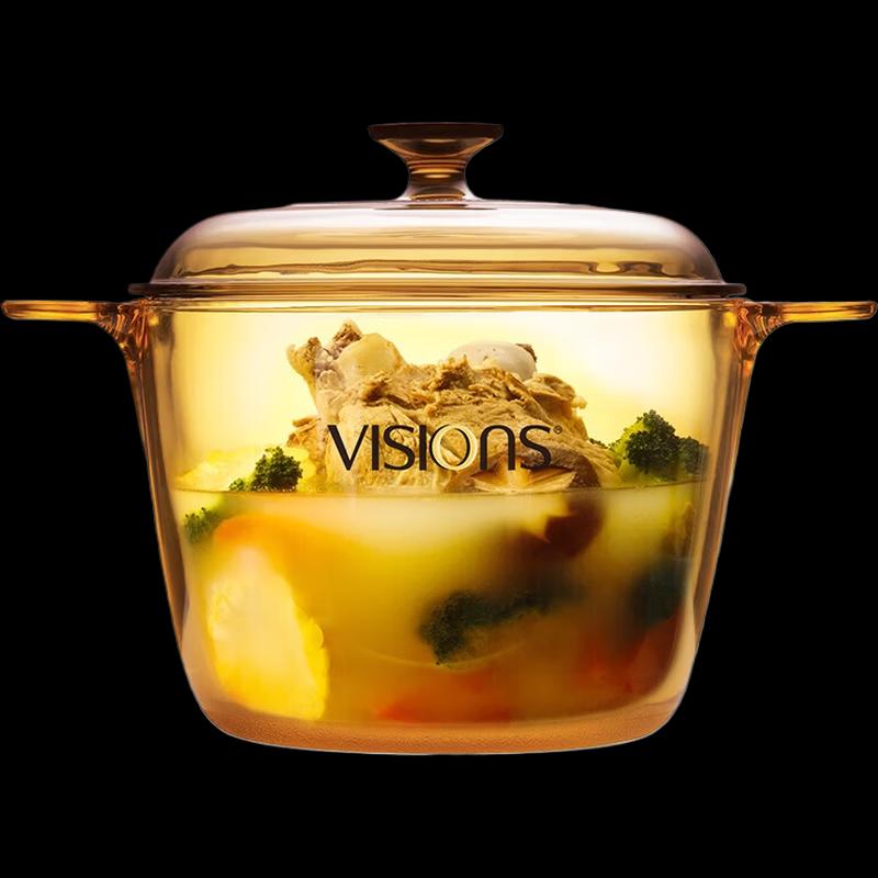 Стеклянная кастрюля Corning Visions 3,5 л, прозрачная
