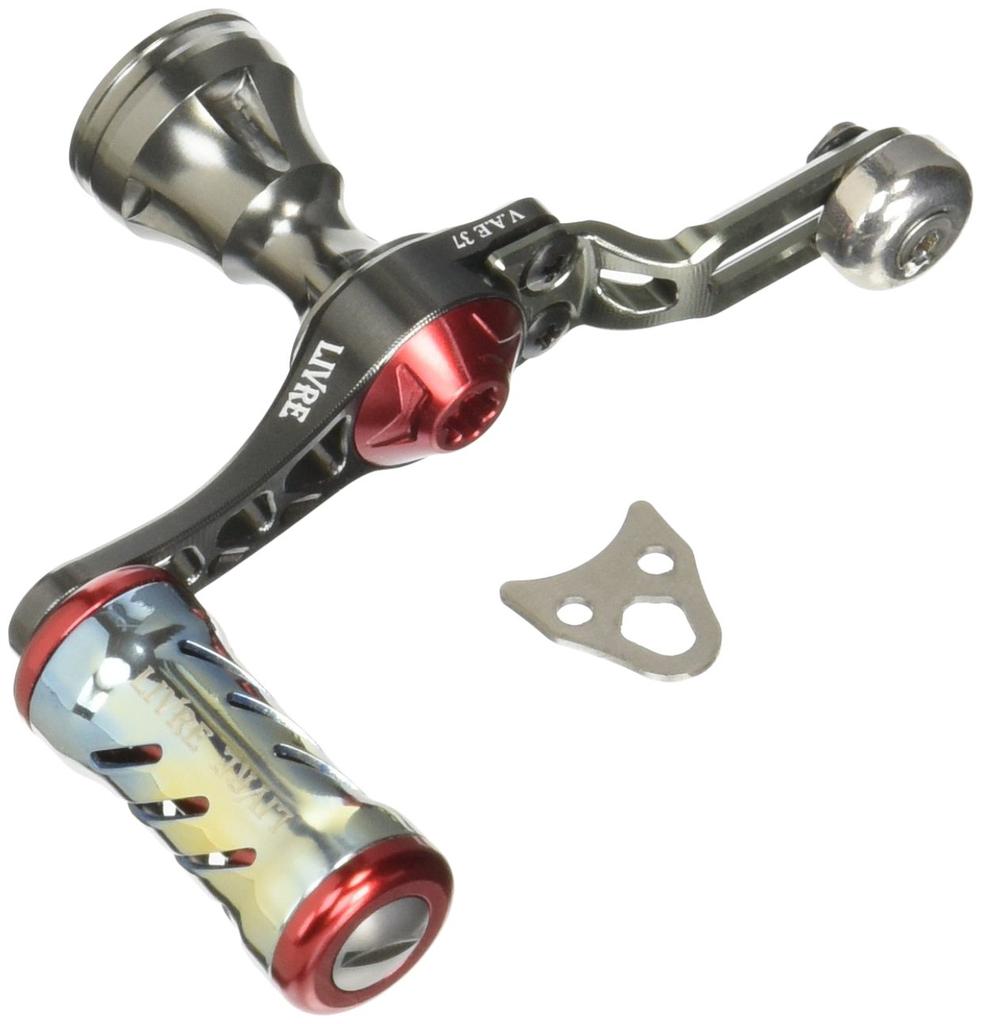 Катушка LIVRE Тип 7 S Ручка Площадь Шаг 37 мм для Daiwa VAE (Бронзовый P+Красный G)