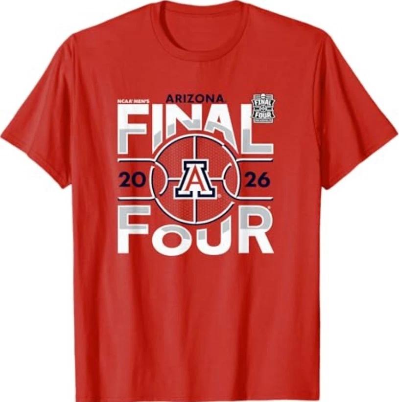Arizona Wildcats Final Four 2026 Men's March Madness Logo T-Shirt