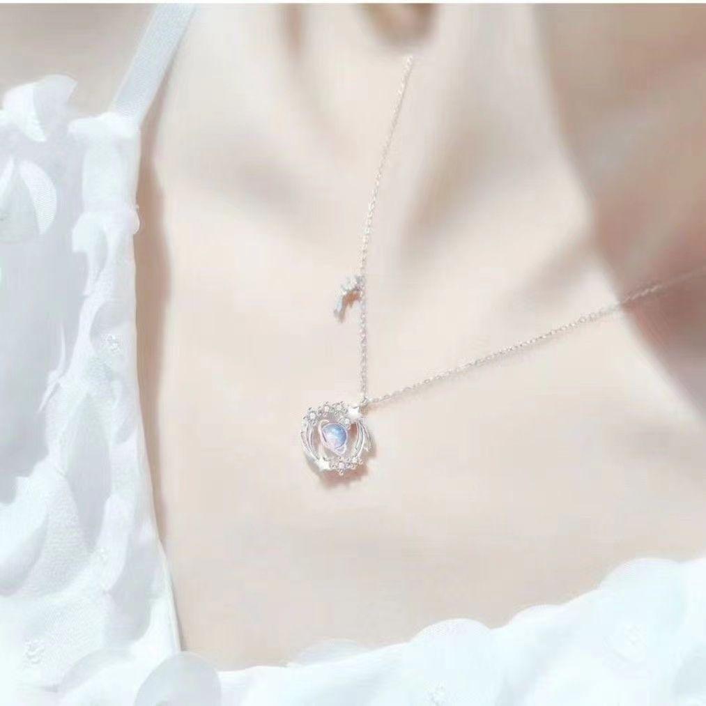Wishing Meteor Necklace for Women Pendant High-end Jewelry Fashion Girl Gift