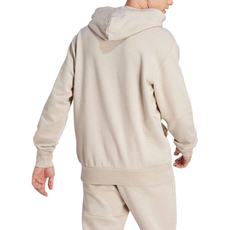 Adidas Sweatshirts Men's Beige Hooded Moderate Regular IJ8584
