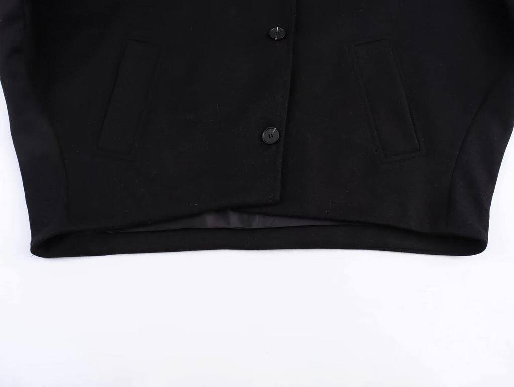 2024 Женское европейское и американское зимнее пальто с лацканами и длинными рукавами, пушистое - Удобная, свободная посадка