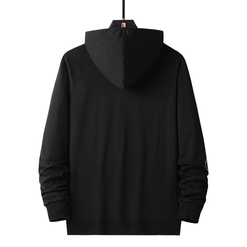Spring and Autumn men's and women's cotton hoodies, loose large size sports casual solid color tops