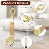 Multi-purpose Pocket Door Wrench Alloy Hardware Adjustment Tool Adjustment Wrench  Home Repair