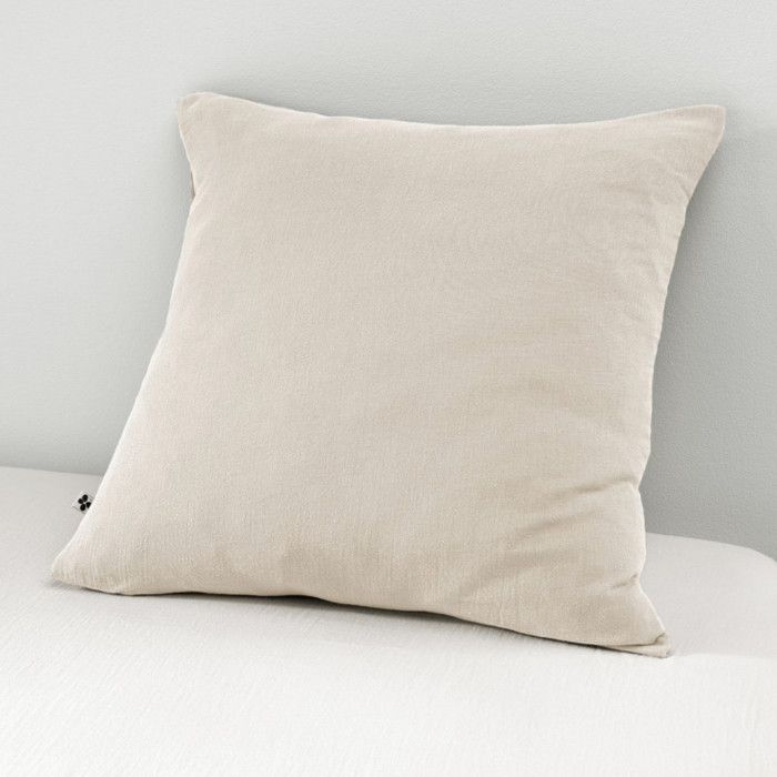 Taie d'oreiller "Gaïa" 60 x 60 cm & 50 x 70 cm "Gaze de Coton" - Gaïa Pampa - 60 x 60 cm - Gaia Pampa -