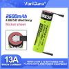 Аккумулятор литиевый VariCore VC-1826 18650 3.7V 2600mAh 13A для электроинструментов, светодиодного фонарика + никелевые пластины