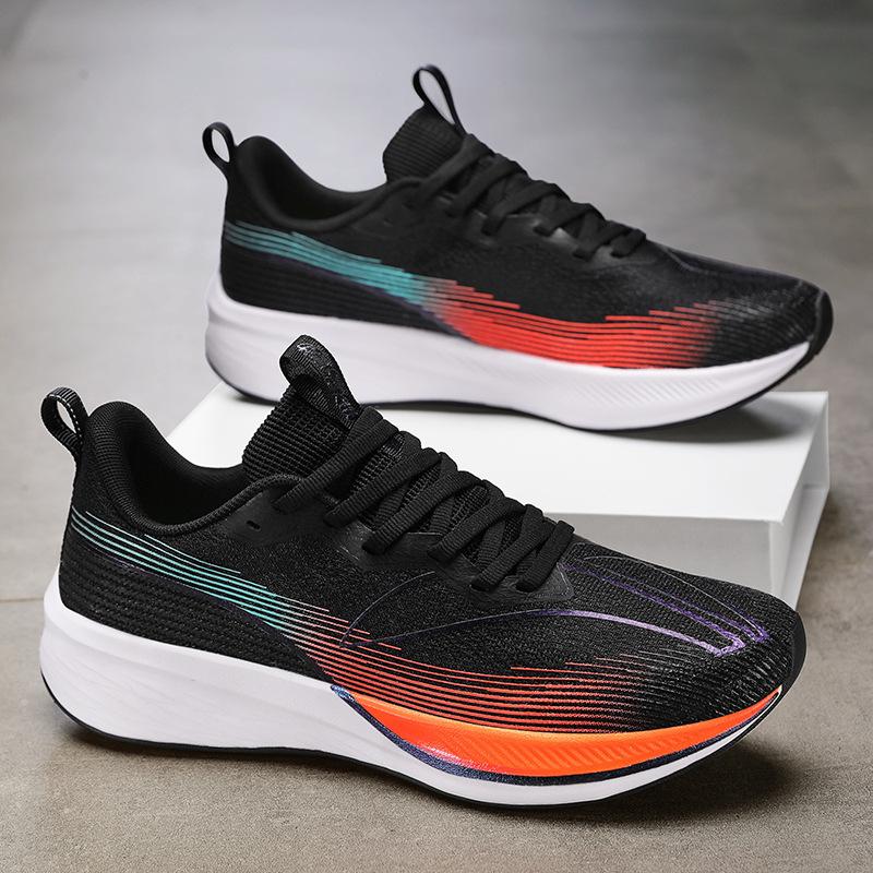 Мужские кроссовки для бега 2025 новая летняя дышащая повседневная спортивная обувь для бега мужская молодежная студенческая тренировочная обувь