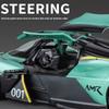 Новый 1:32 Aston Martin Valkyrie AMR 001 Супер спортивный автомобиль Литой металлический сплав Модель автомобиля Звук и свет Коллекционирование хобби Подарок на день рождения