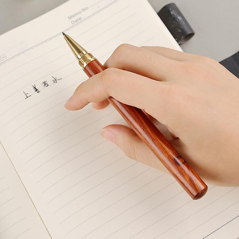 Винтажная шариковая ручка, латунная шариковая ручка, шариковая ручка с металлическим колпачком, школьные канцелярские принадлежности