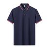 Ice Silk Short Sleeved Polo Shirt for Casual Outdoor Business and Leisure, with A Lapel Collar and Nylon Short Sleeved Polo Shirt