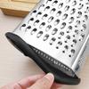 Cheese Grater with Container 4 Sides Box Grater for Vegetable Ginger Cutter Handheld Kitchen Food Shredder for Cheese Zest Veggies