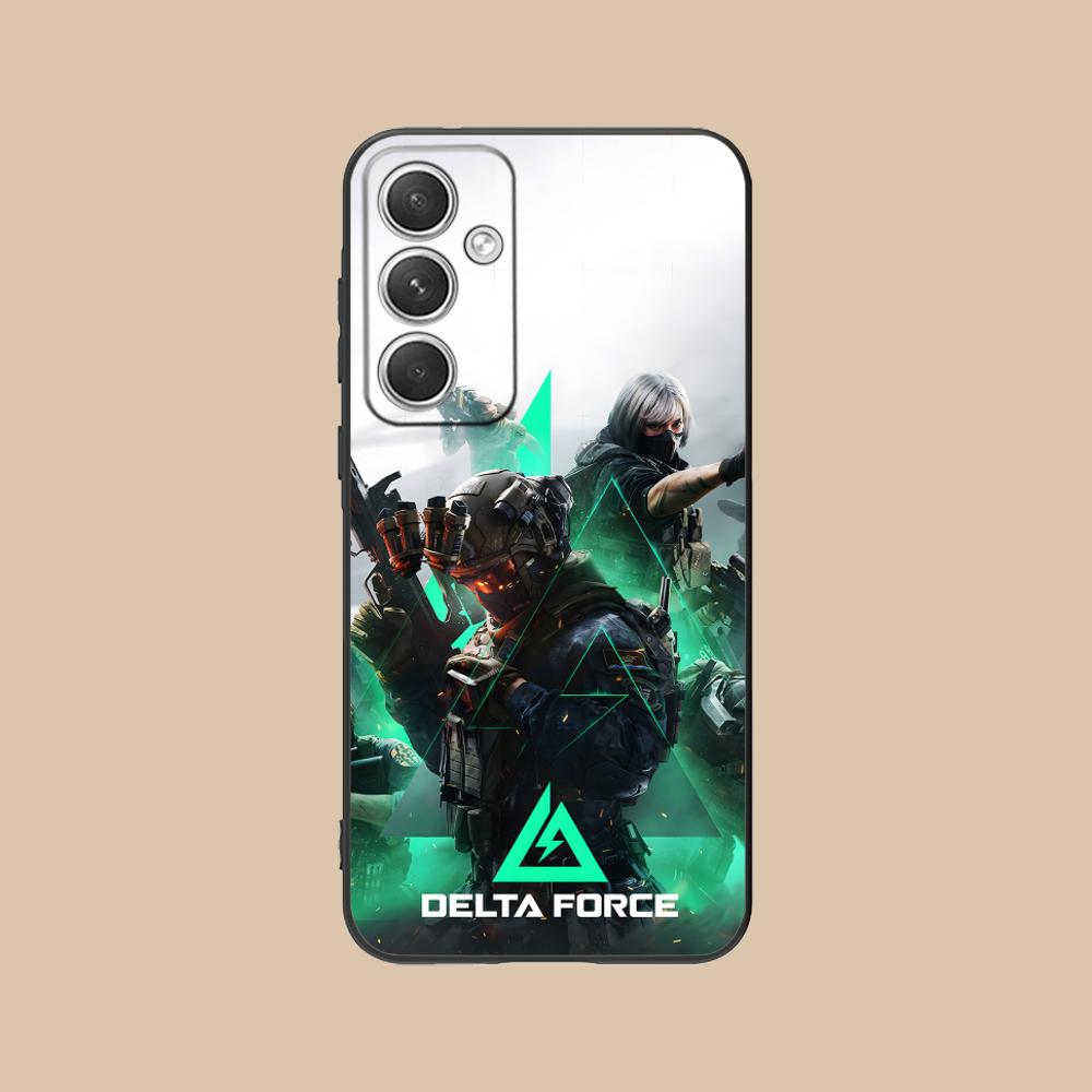 Игровой чехол Delta Force Матовый ТПУ для мобильного телефона Samsung Galaxy S26 S25 S24 S23 S22 S21 S20 Note20 Plus FE Ultra Цветная крышка