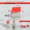Dual-Thread Mini Ball Valve: 2-Point Internal & 3/1/4 External Copper Valve for High-Pressure Hydraulic Systems