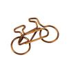 20pcs Metal Bicycle Shape Paper Clips Coffee Color Bookmark Office School Stationery Clip