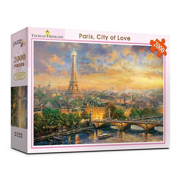 Пазл Life City of Love Paris Jigsaw Puzzle PL2122, разные цвета, 2000 деталей Пазл, Детские игры, Развивающие игрушки