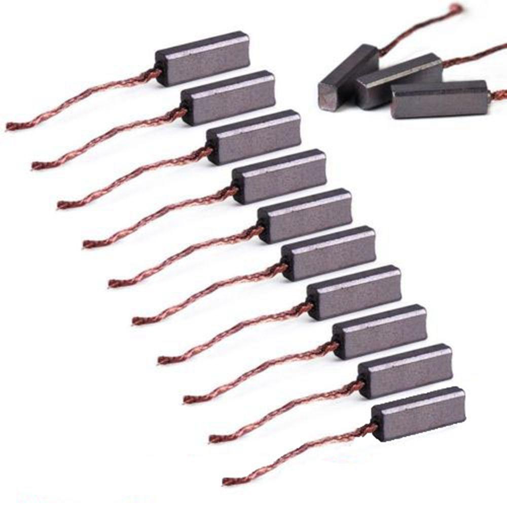 sale Generic 4.5 x 6.5 x 20mm Brush Replacement Carbon Brushes Wire Electric Motor Leads Generator