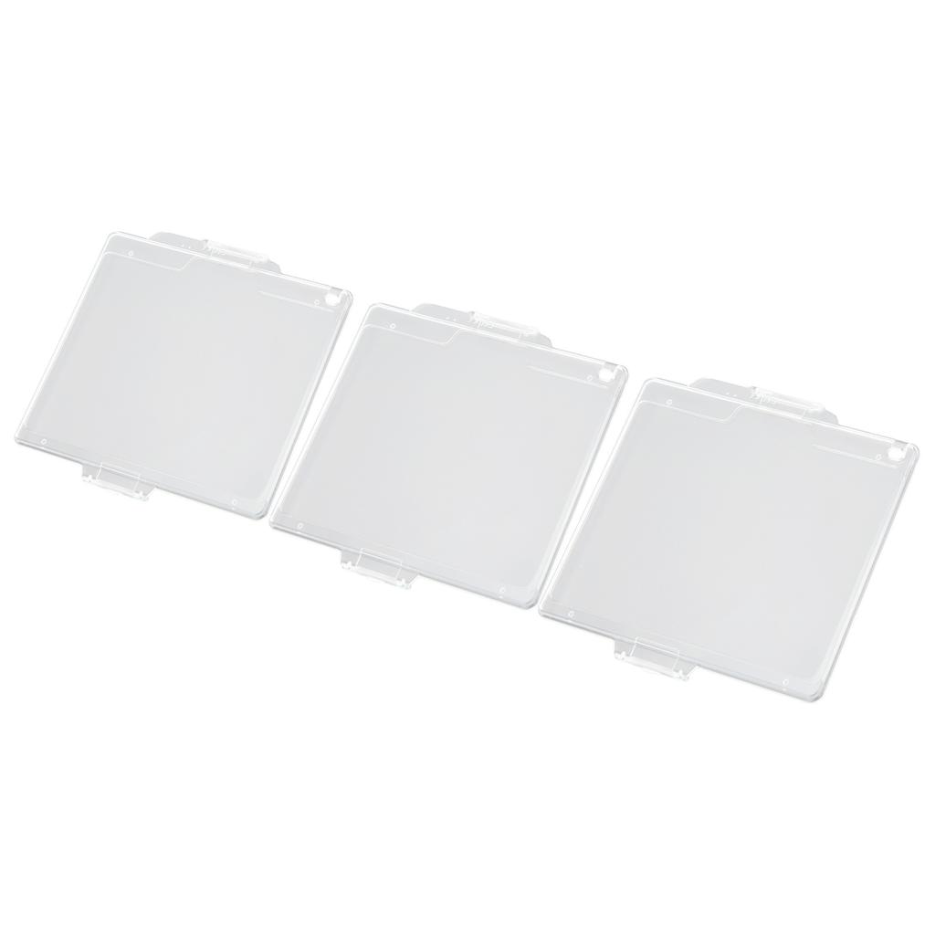 3Pcs LCD Screen Protective Film Camera LCD Screen Cover ABS Protector for Nikon D600 D610