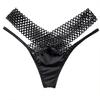 2 Pcs Postpartum Sheer Mesh Underwear for Women Low Waist See Through Thong Breathable Ultra Thin V String Panties