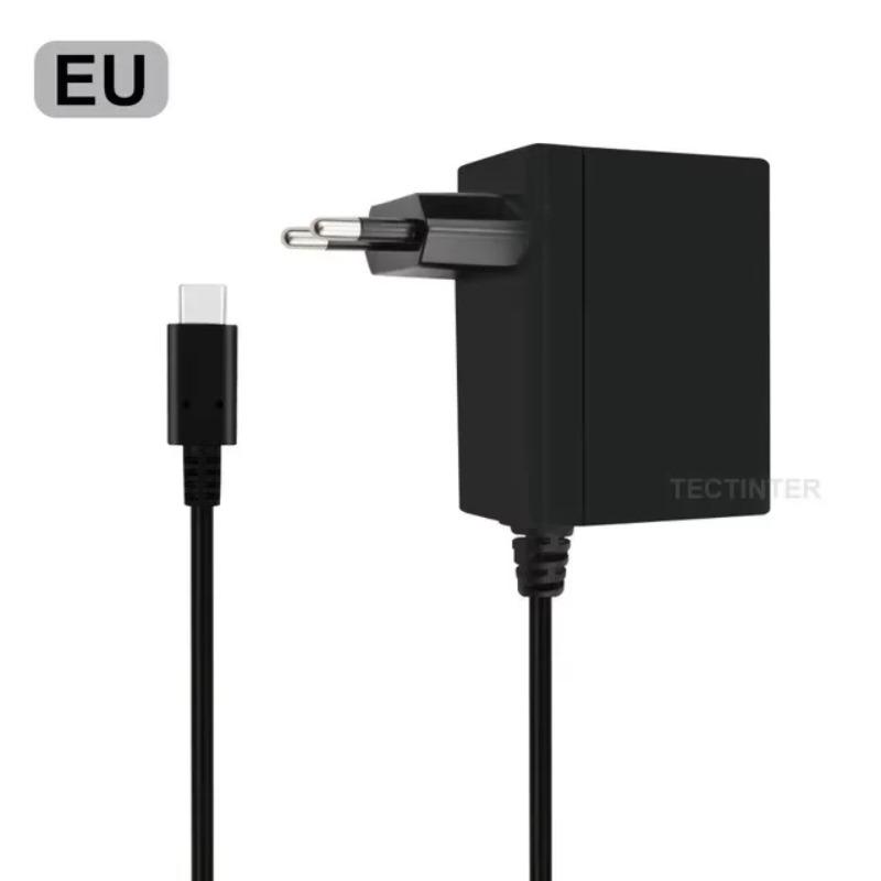 Сетевой адаптер Зарядное устройство Совместимое Nintendo Switch EU/US Вилка для NS Switch Lite/OLED Контроллер Быстрая зарядка Комплект Аксессуары