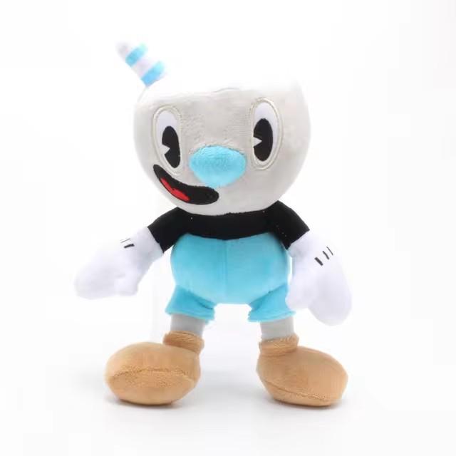 25Cm Adventure Game Cuphead Plush Toy Mugman The Devil Legendary Chalice Plush Dolls Toys For Children Gifts