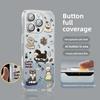 Full Coverage Camera Key Puppy Compatible with Apple 17 Phone Case iPhone 13 Pro Max Transparent 16 Lens Film 15 Set