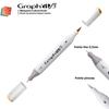 Graph'IT 'Graph'It Brush Marker' Спиртовой маркер - Цветовая палитра Graph'it:3050 - Базовый коричневый