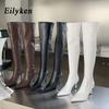Fashion Eilyken Sexy Super High Heels Over The Knee Boots Women Ladies Spring Autumn Thigh High Long Party Shoes Botas De Mujer