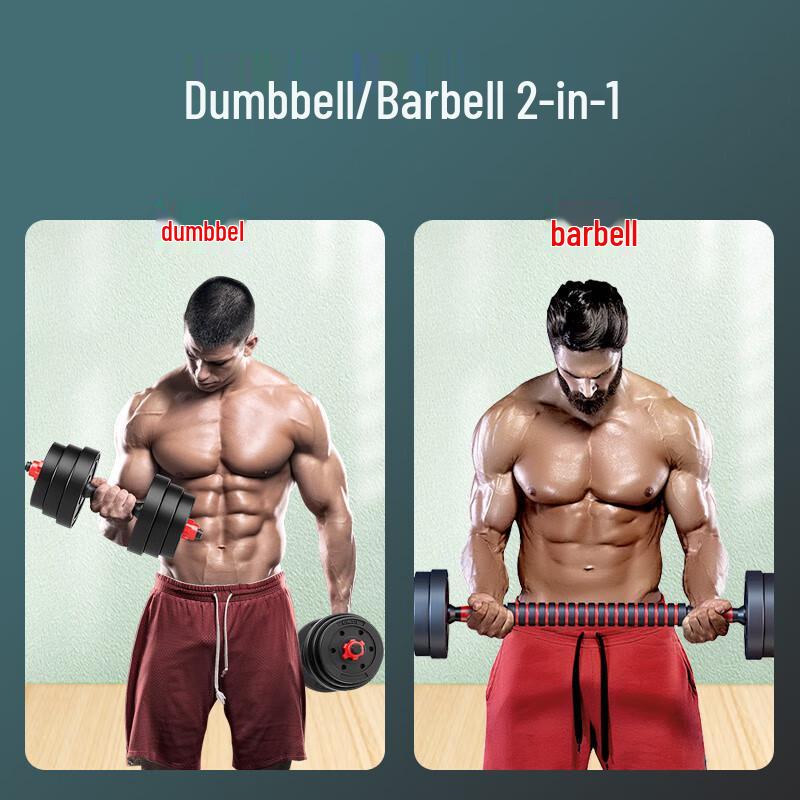 Shijian 40kg Adjustable Rubber Dumbbell Set