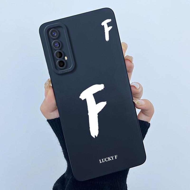 Для Realme 7 RMX2155 7 Pro RMX2170 Чехол Счастливой Начальной Буквой Мягкий Силиконовый Матовый Чехол для Телефона для Realme7 RMX2151 корпус