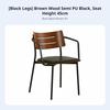 Upholstered Armchair with Wooden Frame Modern Design Upholstered Frame Armchair Minimalist Aesthetic Ergonomic spinerest