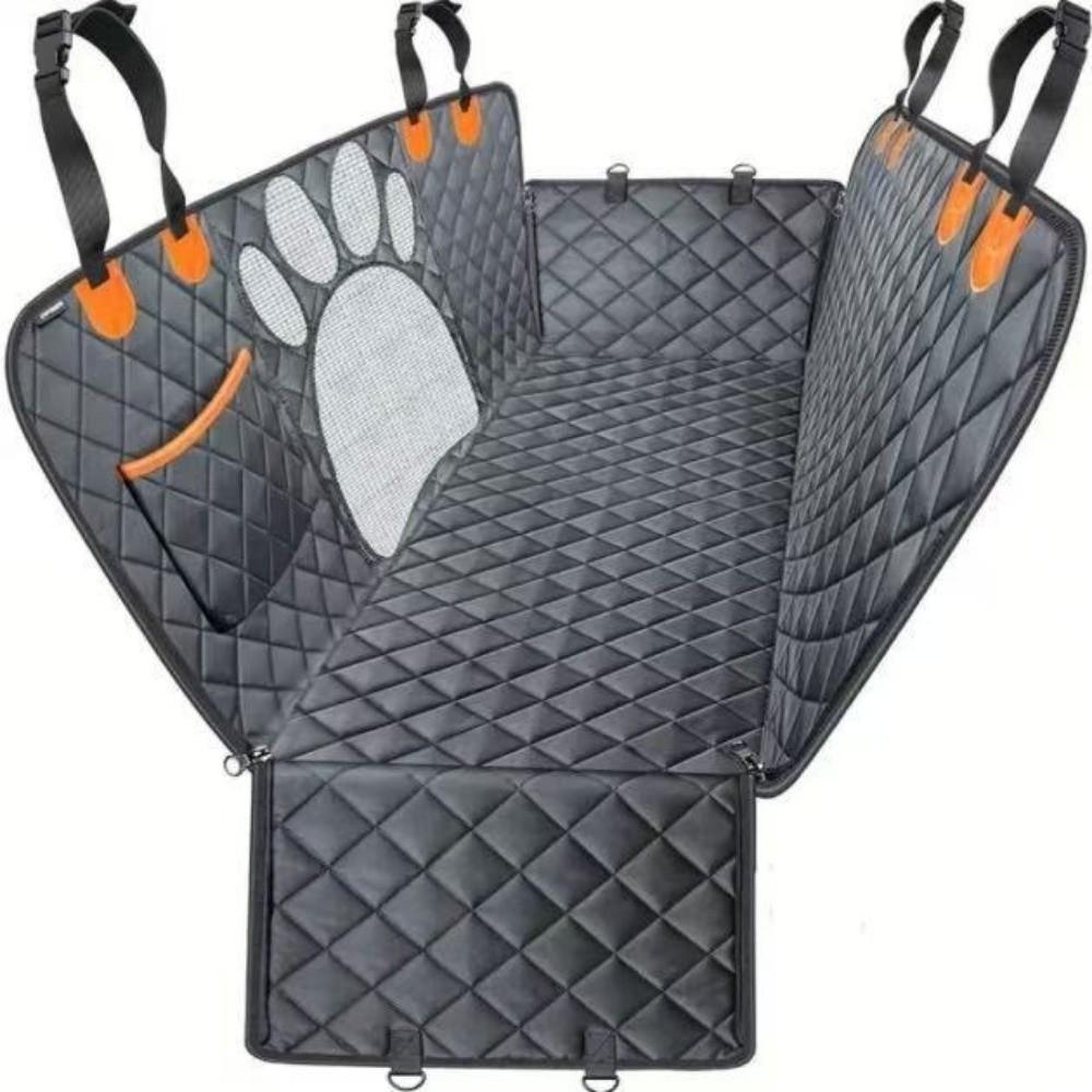 Practical Waterproof Car Pet Mat Visual Mesh Window Non-slip Dog Seat Cover Wear-Resistant Pet Car Cushions Travel