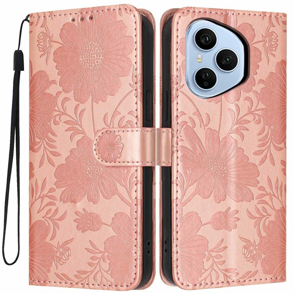Wallet Case for 400 Pro 5G - Leather/PU, Rose Gold, With Lanyard