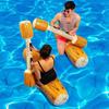 4Pcs/Set Pool Float Toy Innovative Water Sports Games Water Log Rafts Inflatable Double Beats Swim Log Stick For Water Party