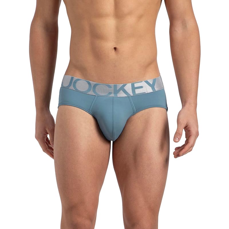 Мужские трусы Jockey Ic2 из микрофибры Tactel, эластана, стрейч, однотонные, с влагоотводящими свойствами, цвет Provincial Blue