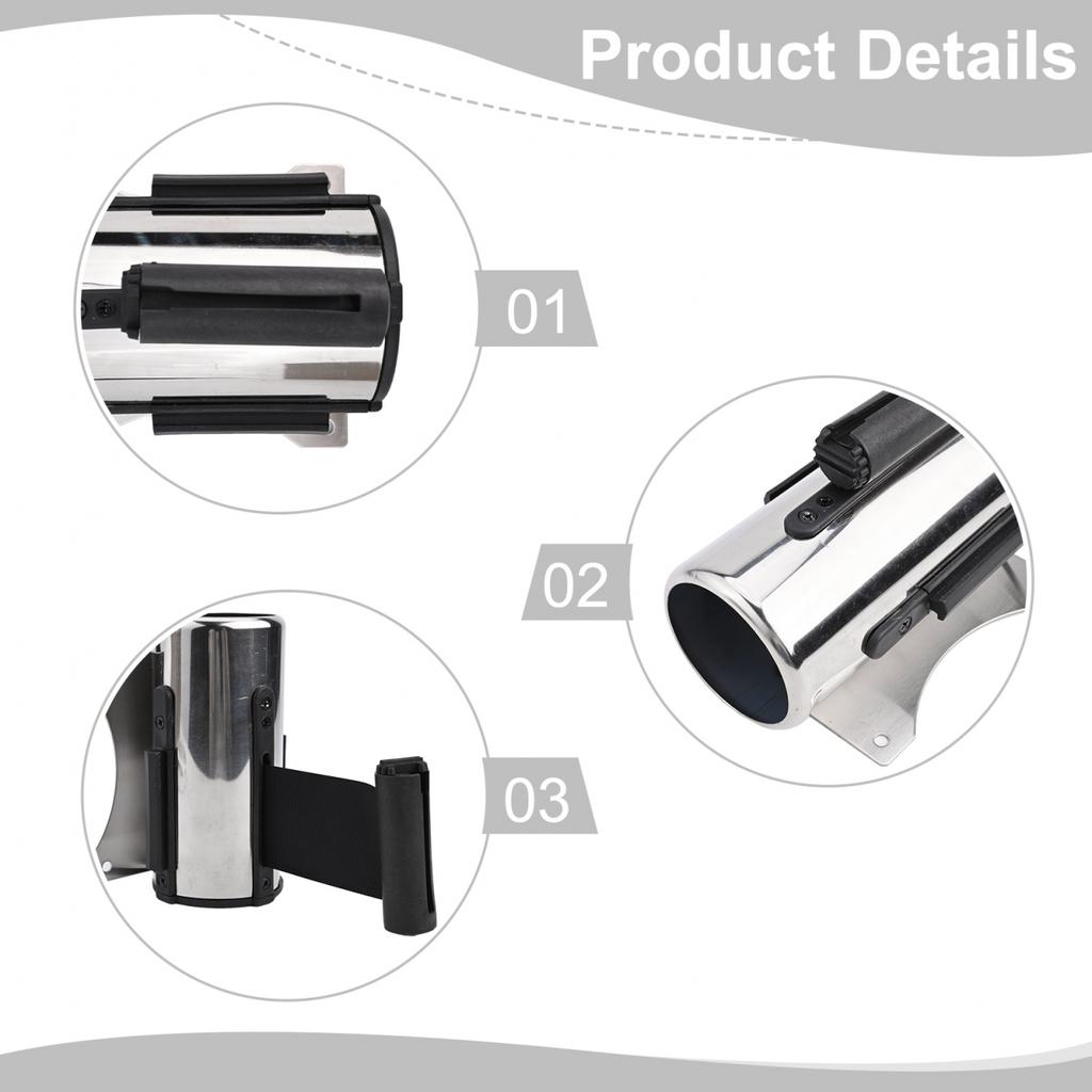 1 шт. Нержавеющая стойка для ограждения очереди настенное крепление для контроля толпы выдвижная полоса
