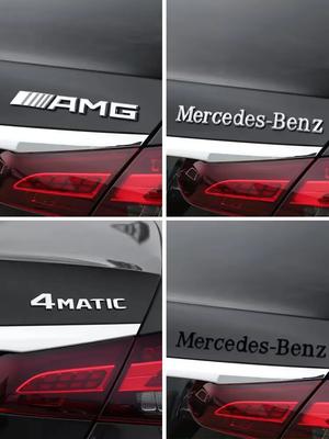 Горячая автомобильная наклейка 2026 Для Benz Для Mercedes Benz Задняя декоративная наклейка на логотип 3D Стерео ABS Модификация Для Mercedes Benz AMG 4M