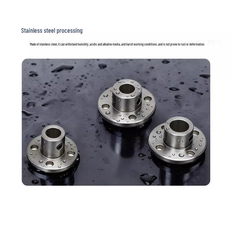 Precision 303 Stainless Steel Flange Coupling, High-Quality Flange Plate (4mm-10mm)