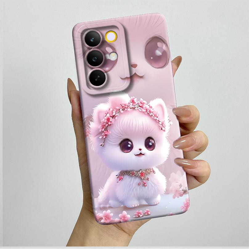 Новый Дизайн Чехол Для Realme C85 Pro RMX5555 Чехол Эстетичный Красивый Бабочки Цветы Жидкий Мягкий Силикон Ударопрочный Задняя Крышка