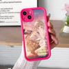 Чехол для телефона Angel Mahiru Shina для iPhone 17 16 15 14 13 12 11 Air Pro Max Plus Красный Мягкий ТПУ Ударопрочный Чехол