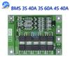 Умная BMS 3S 4S 40A 60A 12V 48V18650 Литий-ионный Литиевый Зарядник Защитная Плата Балансировки С Балансирами Выравниватель