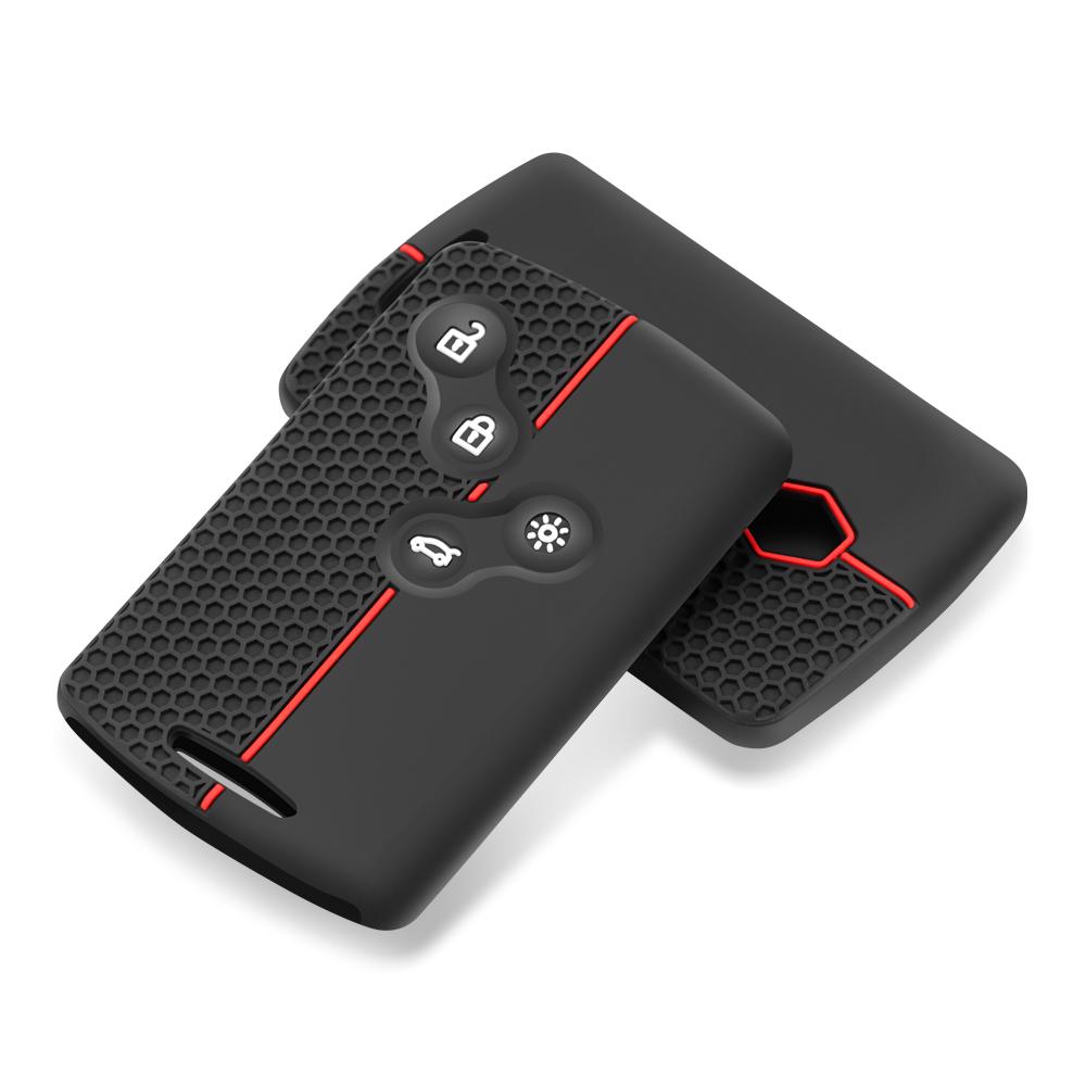 Car Key Case Fob Cover For Renault Laguna Megane Scenic Clio Captur Fluence Koleos Logan Duster Sandero Twingo Silicone