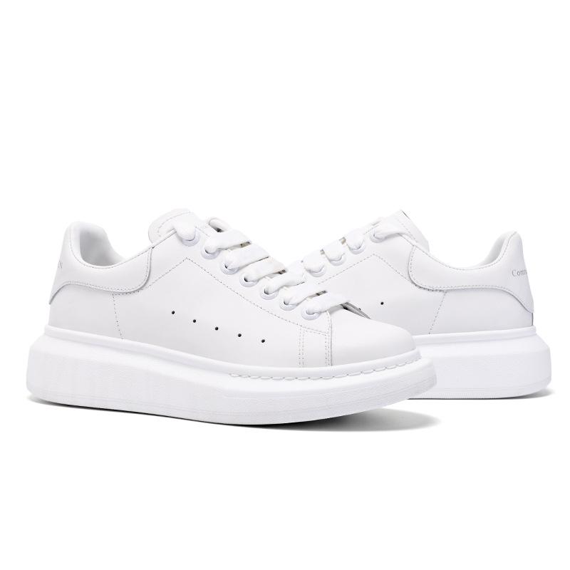 Маленькие белые туфли. Женская классическая розово-красная универсальная женская обувь. Кожаная повседневная обувь с внутренним утолщением.