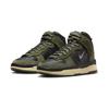 Nike Dunk High Up Medium Olive Black Velvet Brown Wolf Grey Женские DH3718-200